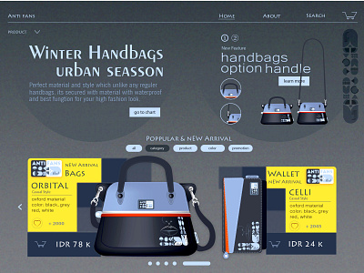 ANTI FANS Handbags - Web/E-Commers