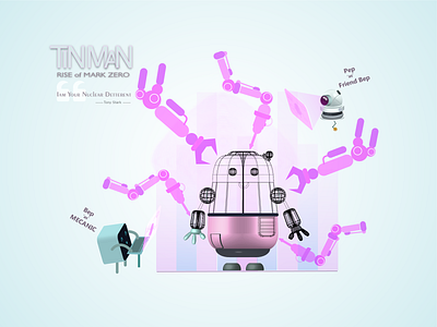 Tin Man - Mark Zero | 3D Illustration 3d buidrobot design graphic design illustration indonesia kixpandemix tinman vector