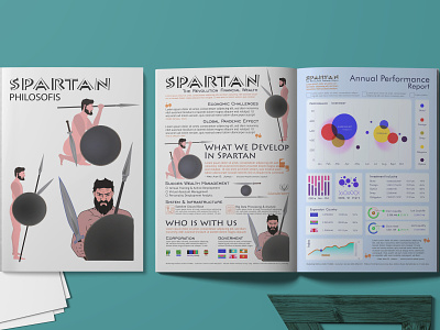 Spartan Infographic - Illustration Carachter