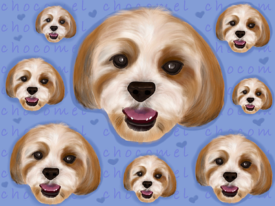 It’s never enough. Chocomel. dogs illustrations love pets