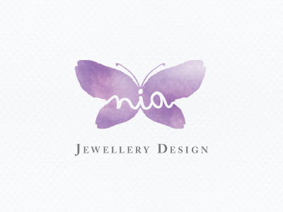 Nia Jewellery Design V1 WIP butterfly jewellery watercolour
