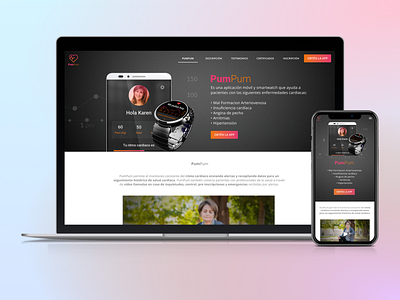 PumPum Product Landing Page