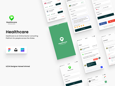 Healthcare- Online Doctor Consulting App app branding design typography ui ux
