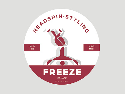 Headspin Styling - Freeze branding concept design flat graphic design icon iconset logo logodesign minimal package package design