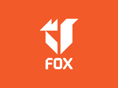 Fox Logo Concept - Logo Lockup 2 animal animal logo branding concept design flat fox design fox logo graphic design icon logo logo lockup logo type minimal