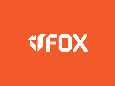 Fox Logo Concept - Logo Lockup 4 animal design animal logo branding concept design flat fox design fox graphic fox logo graphic design icon logo minimal orange color orange design simple design