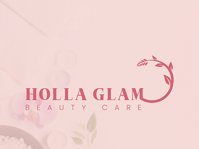 LOGO DESIGN FOR HOLLA GLAM