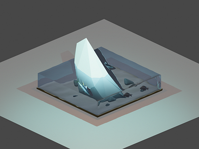 Low poly ocean scene fish low low poly ocean poly