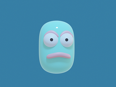 Fish n blender character face fish low poly