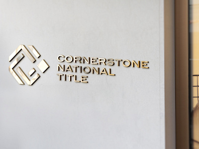 Cornerstone National Title Logo