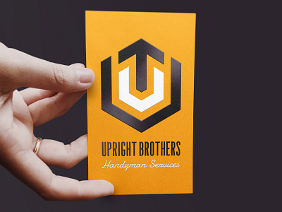 Upright Brothers Logo graphic design