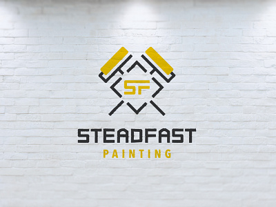 Steadfast Painting branding font graphic design logo typography