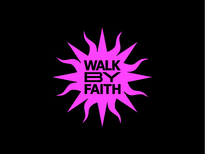 Walk by Faith T-Shirt Design apparel graphic design illustration merchandise t shirt