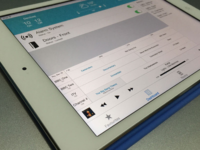Smart Home Dashboard app automation dashboard home ios ipad smart ui ux