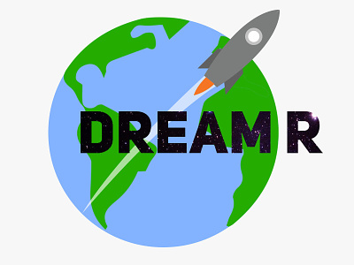 Dreamr Space logo redesign earth logo redesign space