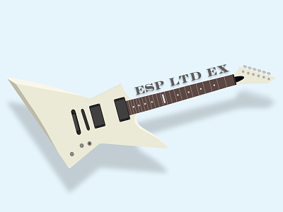 LTD EX Guitar guitar illustration