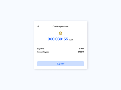 Confirmation Page UI confirmation crypto wallet cryptocurrency daily 100 challenge daily ui 054 dailyui dailyui 054 dailyuichallenge design dogecoin page design popup design ui ui ux ui designs uidesign uiux uiuxdesign uiuxdesigner uxdesign