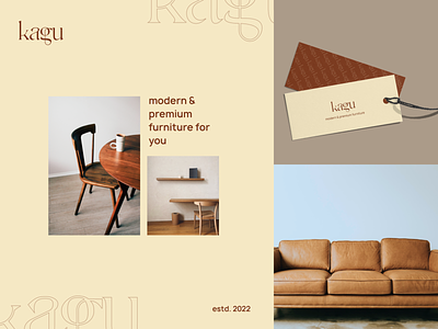 kagu: furniture branding