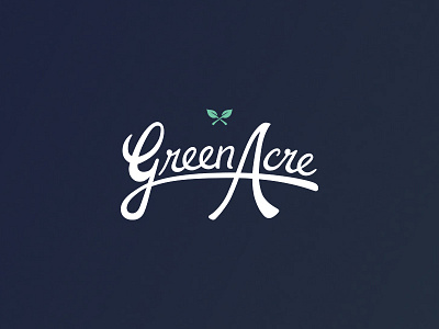 Green Acre Co. brand community design green acre hand lettering illustration illustrator logo product sprout stories t shirt