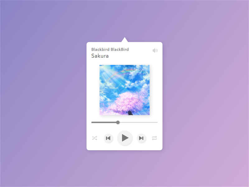 Music Player by Dylan Kelley on Dribbble