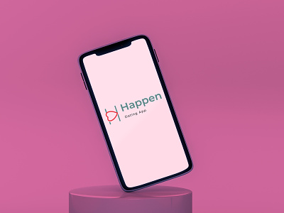 Happen(Dating App) branding logo