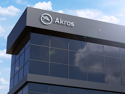 akros logo design logo