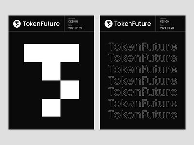 TokenFuture bolockchain brand branding logo typography