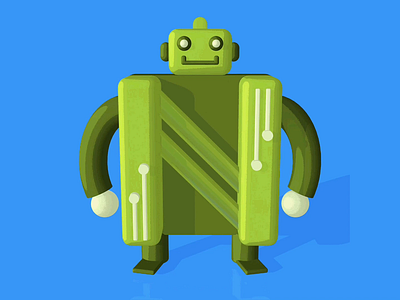 36 Days of Type: Type Bots - Letter N 36days 3d 3dcharacter 3dillustration animation characterdesign design graphic design illustration motion graphics robot type typography