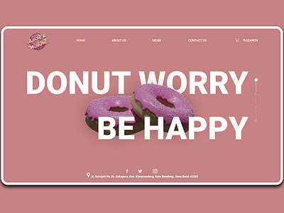 Landing Page - Bake & Wake (donut shop)