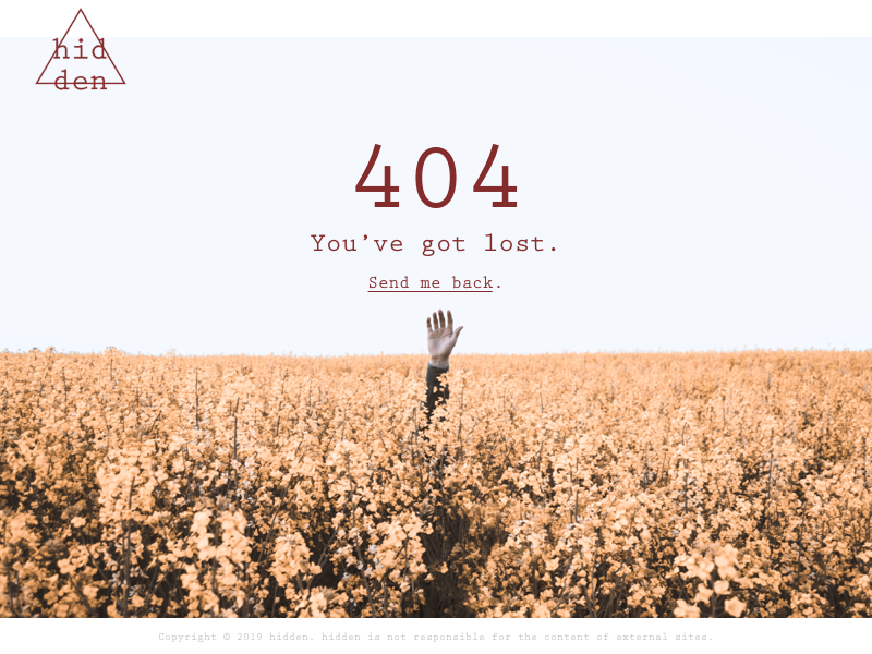 404 Page - Daily UI #008 web design 404 404 page design snapshot daily ui dailyui 008