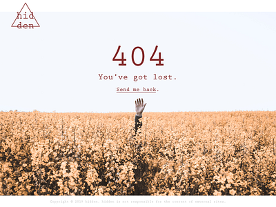 404 Page - Daily UI #008 008 404 404 page daily ui dailyui design snapshot web design