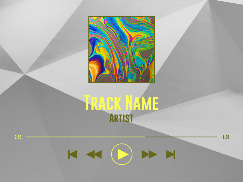 Music Player - Daily UI #009 music player ui music app design snapshot daily ui dailyui 009