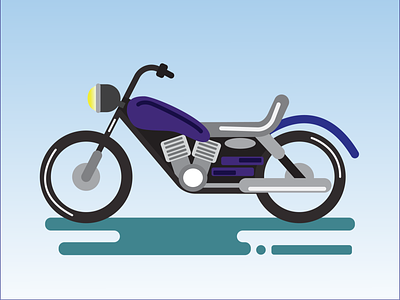 Bike Illustration adobeillustator ankitcreatives bike illustration