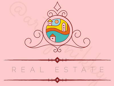Logo design - Real Estate company artwork design graphicdesign illustration logo logodesign procreate procreate art