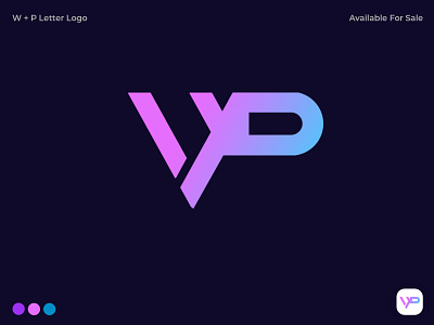 W + P Letter Modern Logo | Logo Design 2021