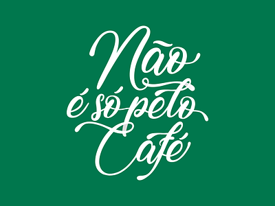 It's not just about the coffee brand branding coffe coffee shop experience green lettering semiotics starbucks student work typography