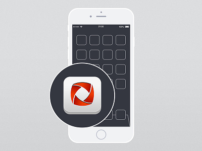 Uplo App Icon app camera icon iphone photography