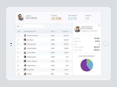 Sales Pacing iPad App