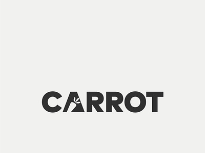 carrot branding carrot cleverwordmark creative creative design design expressive type expressive typography minimal rabbit typography wordmark logo wordmarks