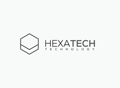 HEXATECH TECHNOLOGY COMMERCIAL LOGO design flat graphic graphicdesign hexagon hexagon logo icon illustration design logo logodesign