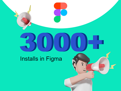 3000 Installs crafttor figma illustrations marketingdesign startup