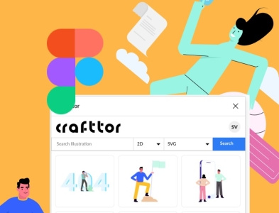 Figma Plugin character cooldesigns crafttor crafttorstudio design figma freebie illustration illustrations mobile plugin tool ui vector
