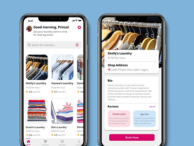 Laundry Booking App concept mobile app design mobile design productdesign productdesigner ui uidesign uiux designer uiuxdesign userexperiencedesign userinterfacedesign