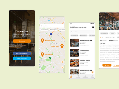 Gluten Free - Restaurant booking app