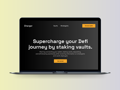 Defi charger web design