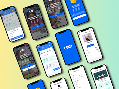 Chunk mobile app screens