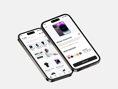 E-commerce mobile app concept ecommerce ecommercedesign mobile app design productdesign productdesigner uidesign uiux designer uiuxdesign userinterfacedesign