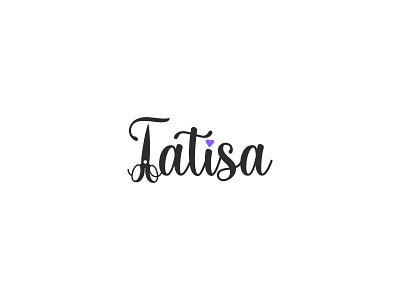 Tatisa Hair Salon Logo Design branding design flat illustration minimal vector