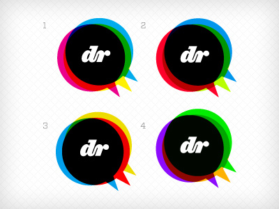 DR Logo — WIP branding choices colors logo typography wip ziggurat