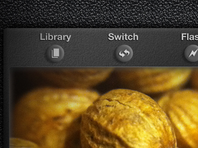 In-App Camera iphone photography texture ui